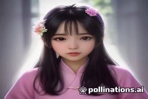 AI声乐技术总监吴芸，年轻女性，坐在计算机前查看音频频谱分析界面，科技感十足，专注投入